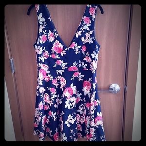 Charlotte Russe Navy Cocktail Dress